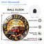 Horloge murale rétro vintage 12 po