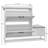 16 Pairs Farmhouse Shoe Storage Cabinet with Shoe Bench-827150495
