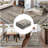 9'x12' Washable Area Rug, Soft Low Pile Non-Slip Stain-Resistant Indoor Carpet for Living Room Bedroom Dining Room, Brown-1525393647