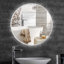 Baum Nordic Round Bathroom Framed Mirror Wall Hanging-529887375-529887379