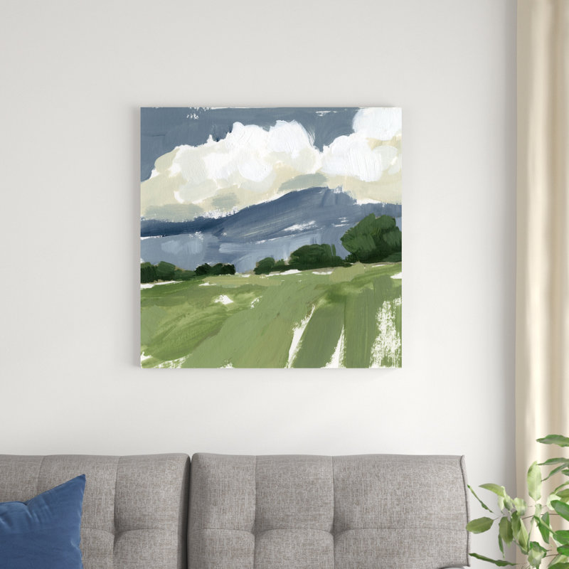 Spring Meadow Study IV, H 30 po x l 30 po x P 1,25 po