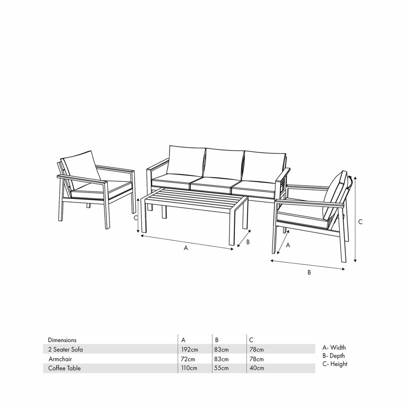Aruba Outdoor Seating Set