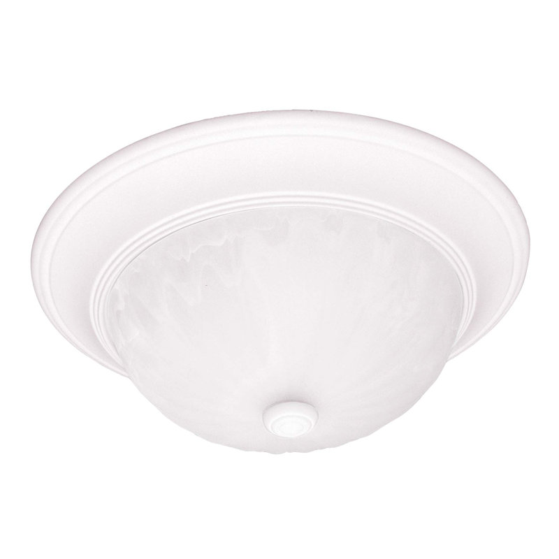 Polanco 2 - Light Flush Mount, Matte White, 5.75" H x 13" W x 13" D