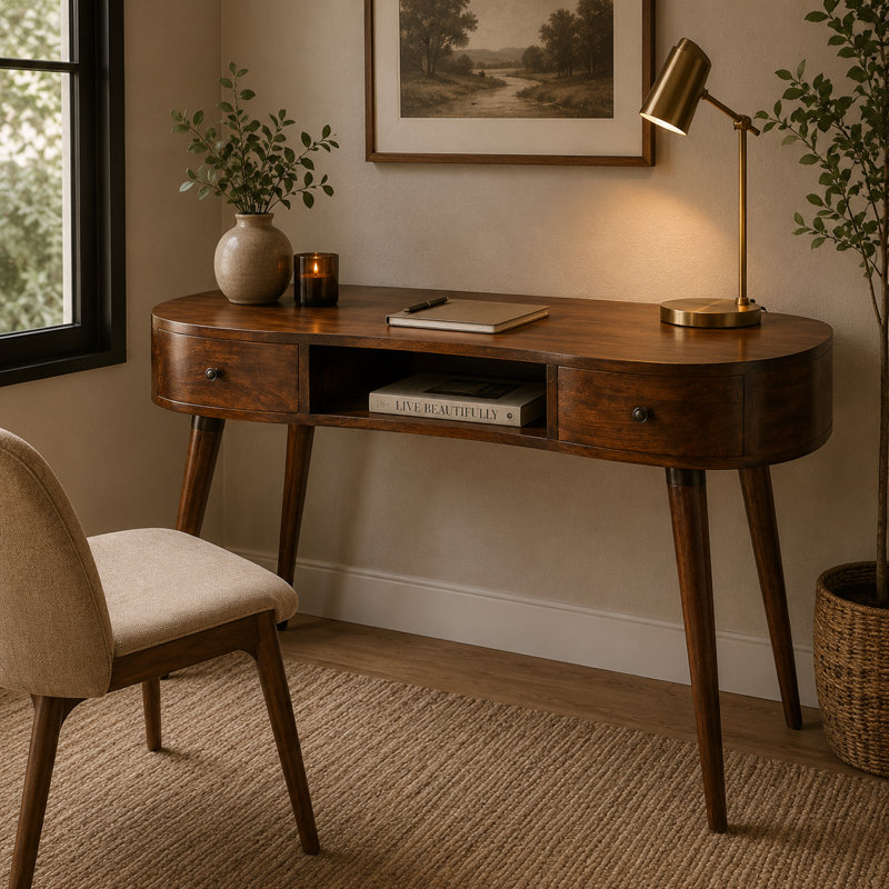 Duffy Solid Wood Writing Desk