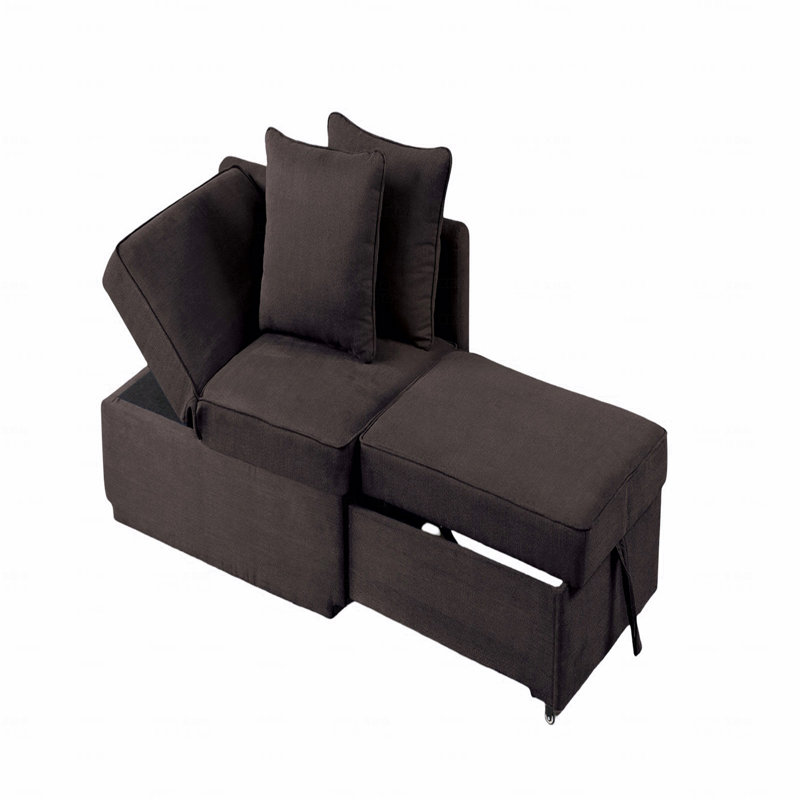 Fauteuil convertible 1 pièce, Gris