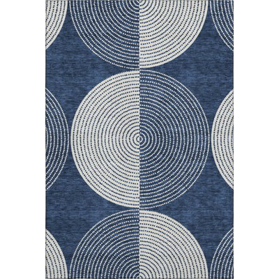 Premium Machine Washable Mayfield AMF2275 Geometric Rug