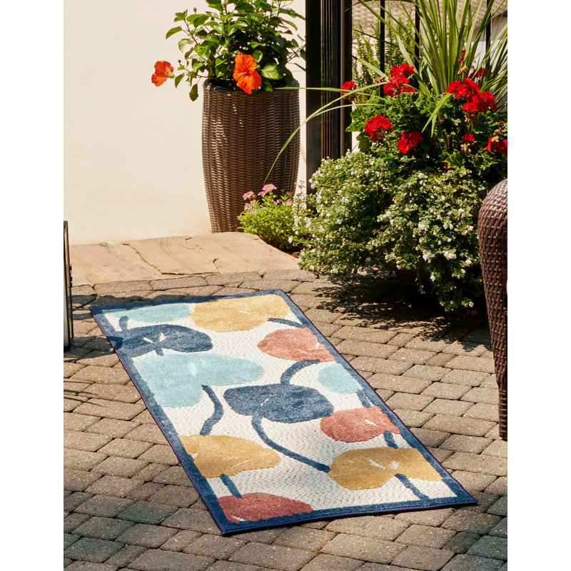 Tapis intérieur / extérieur Mashpee, Tapis de couloir 2 pi x 10 pi