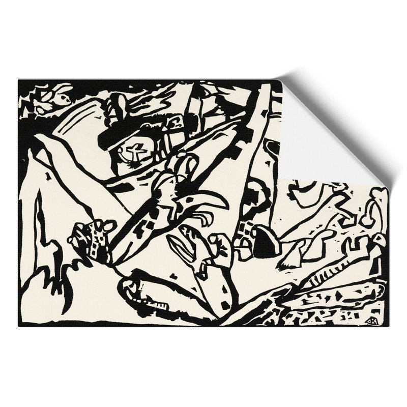 Composition Vol.2 by Wassily Kandinsky - No Frame Painting, 42cm H x 59cm W x 0.1cm D