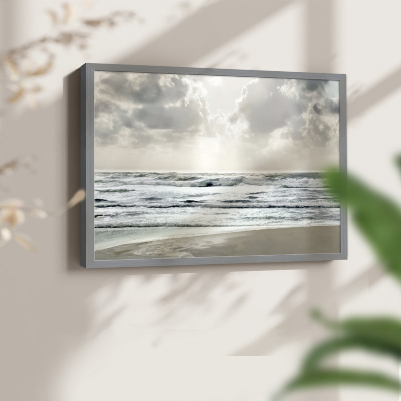 Calm Shores -Framed Print - Restickable
