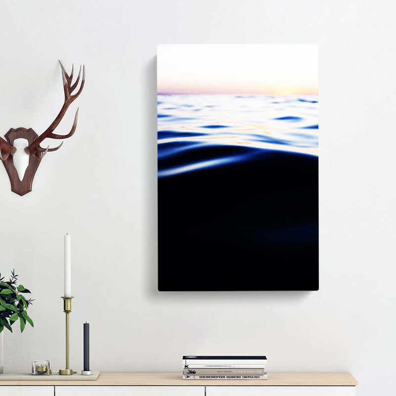 Ocean Be Cool In Abstract - Wrapped Canvas Print, 76cm H x 50cm W x 3cm D