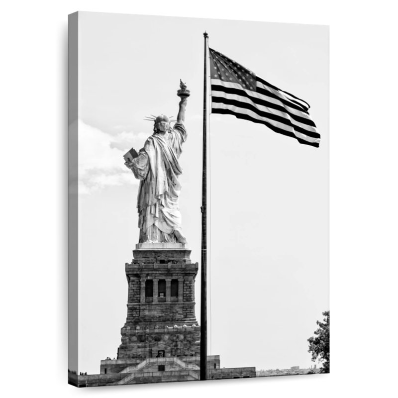 Drapeau américain Aime Liberty, H 36 po x l 24 po