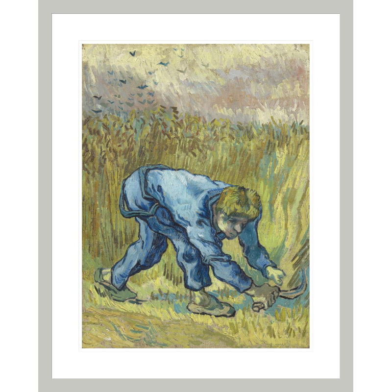«The Reaper (d'après Millet)» par Vincent van Gogh, impression giclée encadrée, 29,26 po H x 23,5 po L