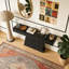 Table d'entrée avec table trapézoïdale Farmhouse Console