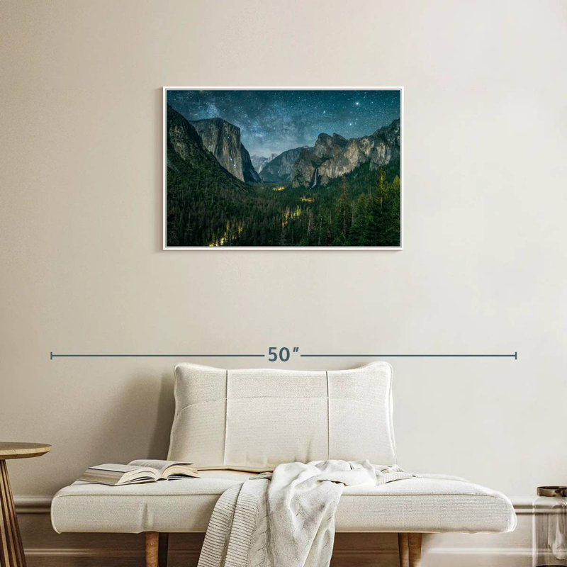 Yosemite, Cadre flottant blanc, 31 po x 21 po
