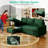 77.2" Upholstered Convertible Sleeper Sofa Bed -191795340