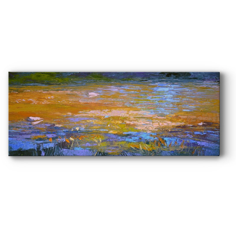 Été indien sur toile, H 24 po x l 60 po x P 1,5 po