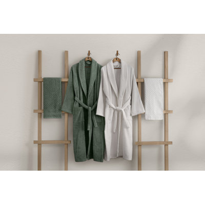 Cotton Mid-Calf Bathrobe