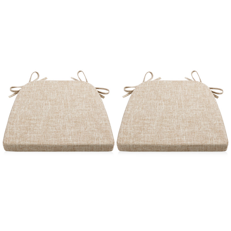 Indoor 1.5'' Dining Chair Chair Pad, Linen