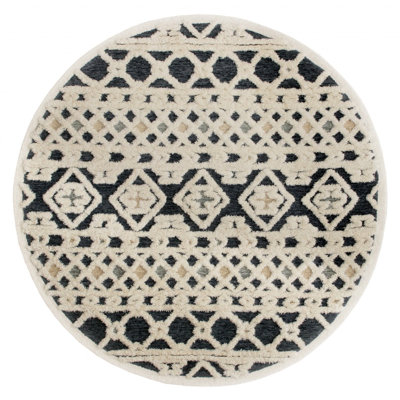 Hand Tufted Wool Geometric Indoor Rug