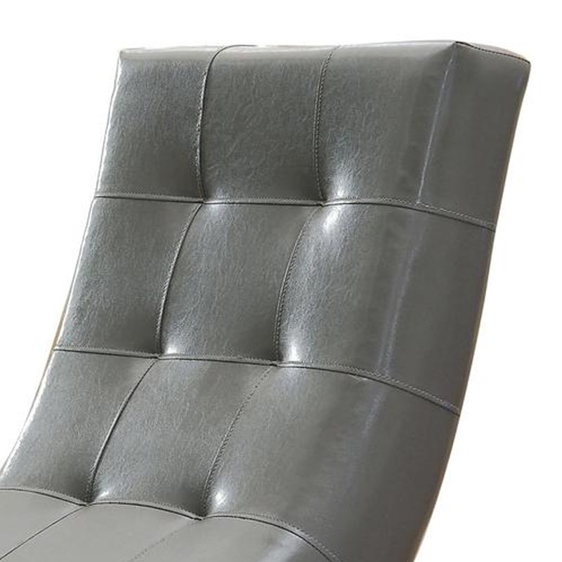 Chaise longue pivotante touffetée de 23,75 po Compas