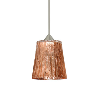 Luminaire suspendu conique à 1 lumière Senesca