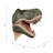 Dinosaur Head Sculpture Wall Mounted Ornament-109762781