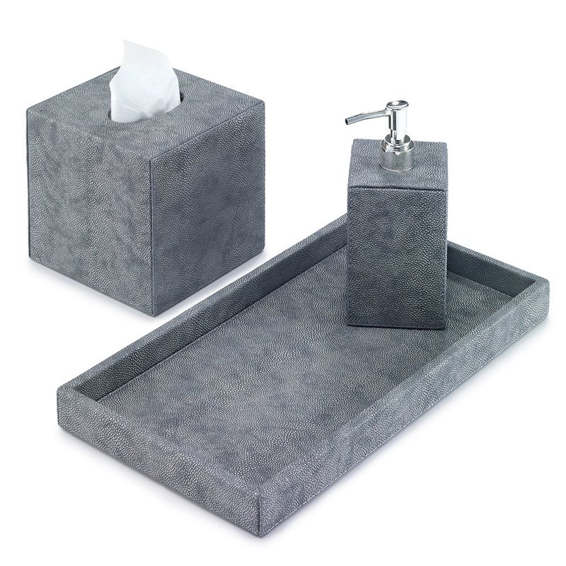 Stingray Vanity Tray, Gray