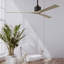 Nan XL 72" Ceiling Fan In Matte White And Matte Black Blades-1431003373