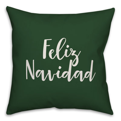  Feliz Navidad Throw Pillow