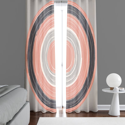 Semi Sheer Curtain Pair