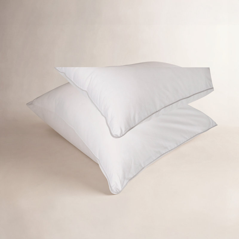 2 Pack Medium Down Alternative Bed Pillow, 8.5, Standard