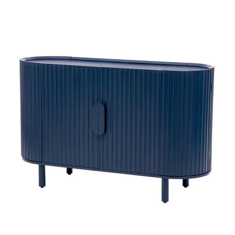 Buffet Curved Design Luxury, Bleu