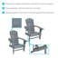 Chaise Adirondack en bois massif Candelario-807692155