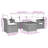 Vidaxl Garden Sofa Set Black