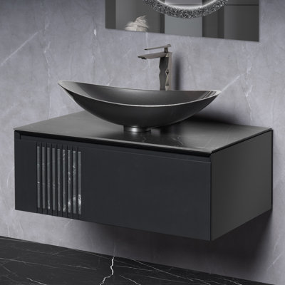 Meuble-lavabo simple 32 po Gioia