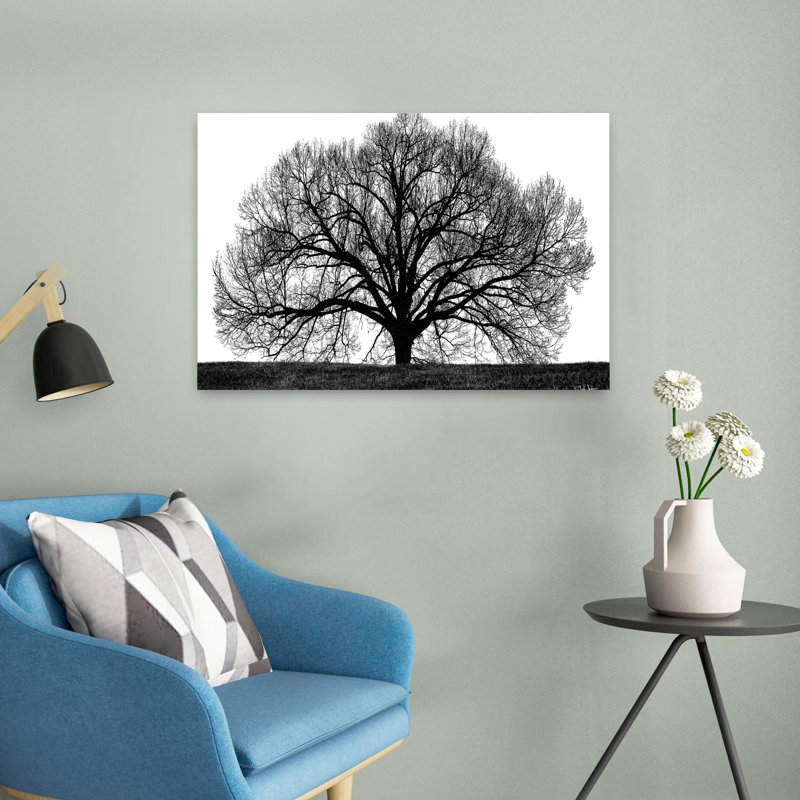 Arbre contemporain abstrait, H 16 po x l 24 po