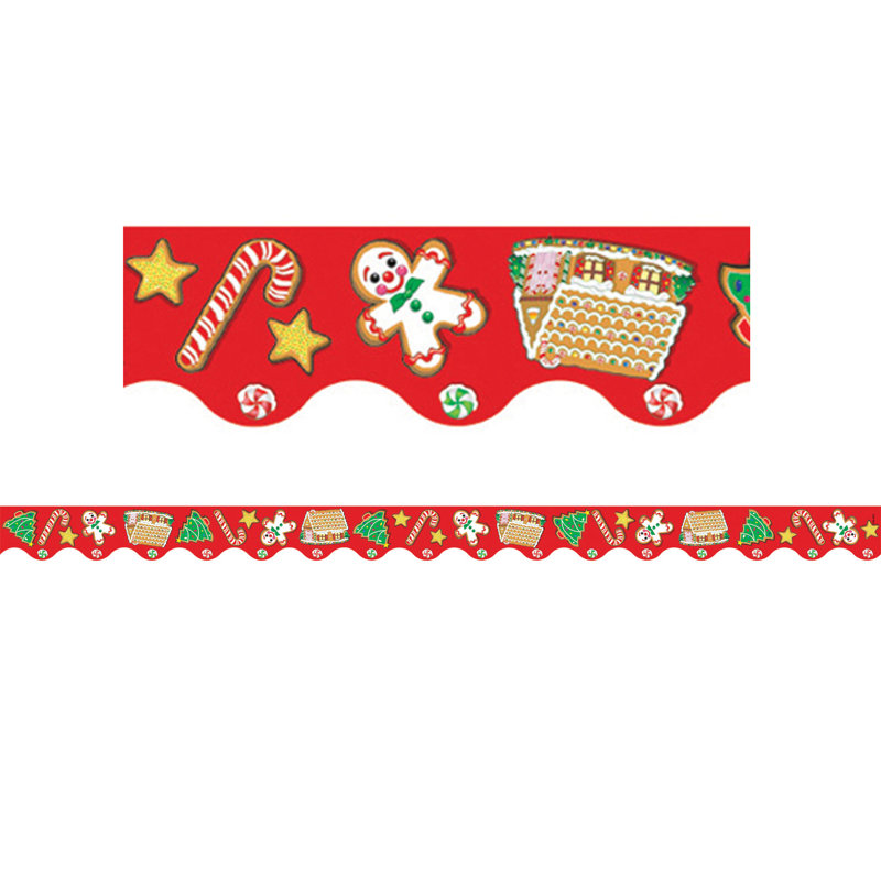 Bordure de Noël pour enseignant