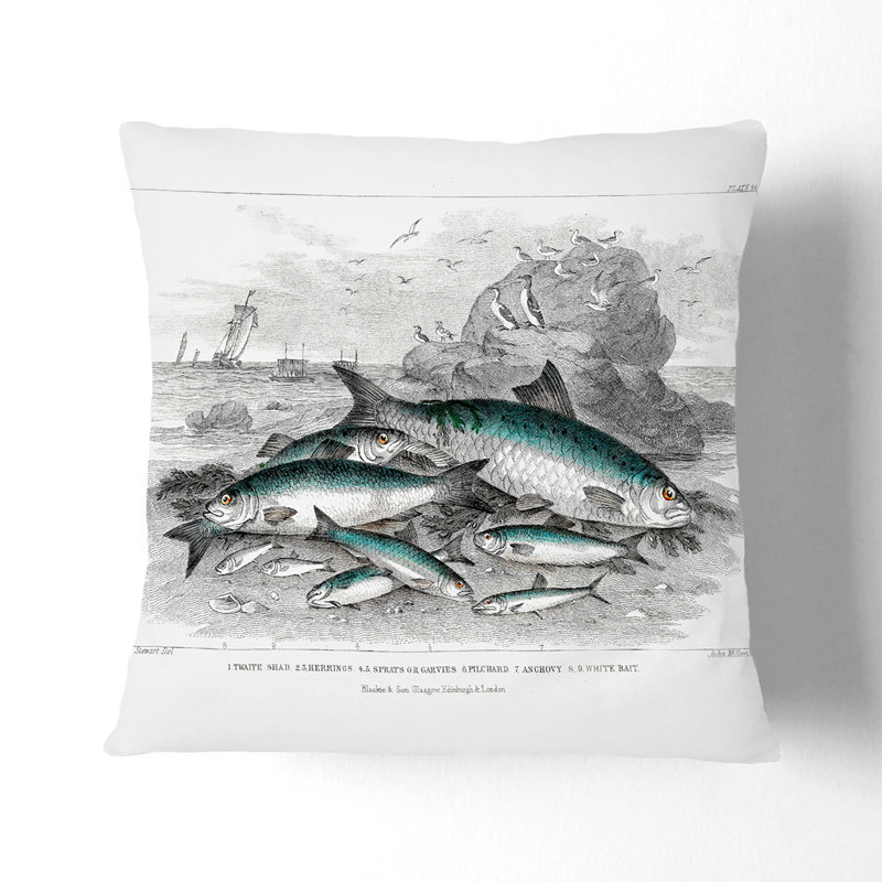 Square Throw Cushion, Black, 40cm H x 40cm W x 15cm D