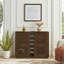 Armoire à boissons évidée cannelée Mid-Century