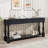 Console Table With Drawers And Shelf-1537971329