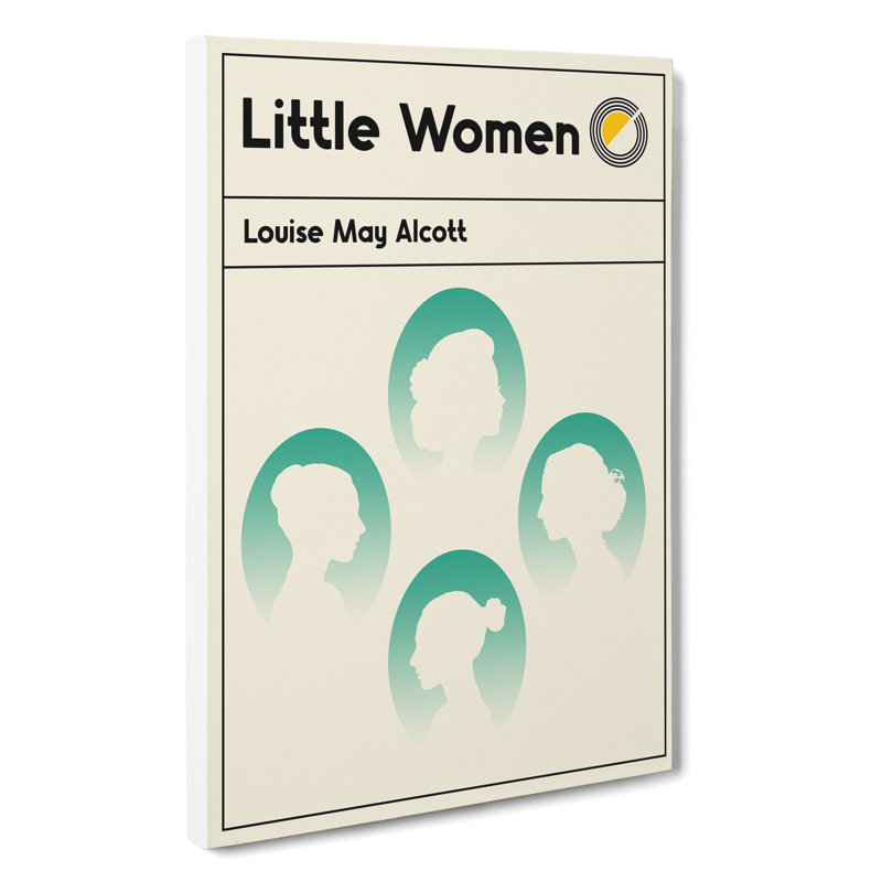 Book Cover Little Women Louise May Alcott - Wrapped Canvas, 91cm H x 60cm W x 3cm D