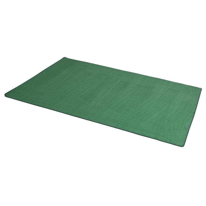 Dark Green Solid - Rectangle Small, Rectangle 5'10" x 8'5"