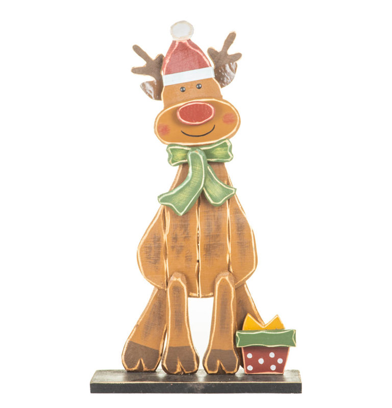 Brun fait à la main Rudolph