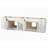 117'' Double Bathroom Vanity Base only-111779195