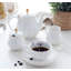 Théière royale 28FLOZ avec infuseur, théière en porcelaine