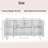 60 Inch Particle Board Sideboard With Adjustable Shelves-329194241