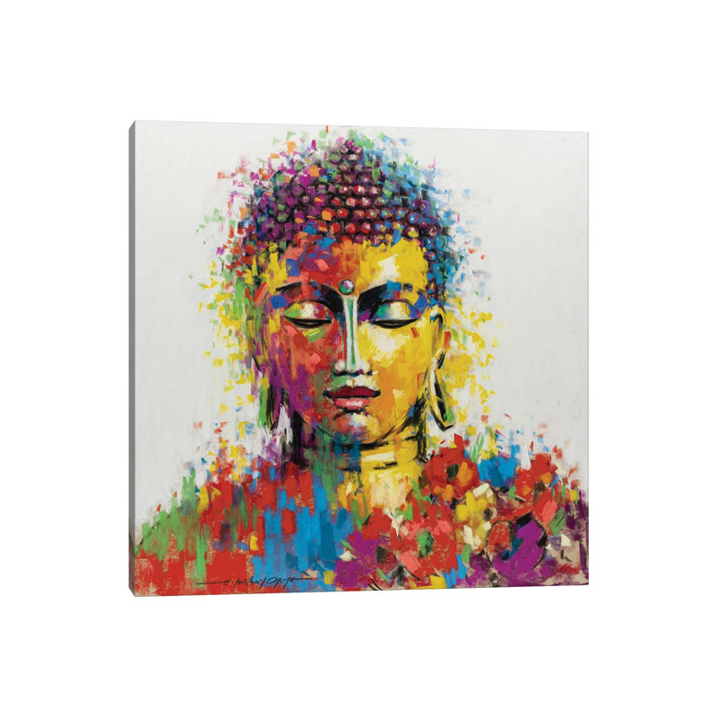Buddha by E.A. Orme - Print on Canvas, 66.04 cm H x 66.04 cm W x 1.91 cm D, Wrapped Canvas