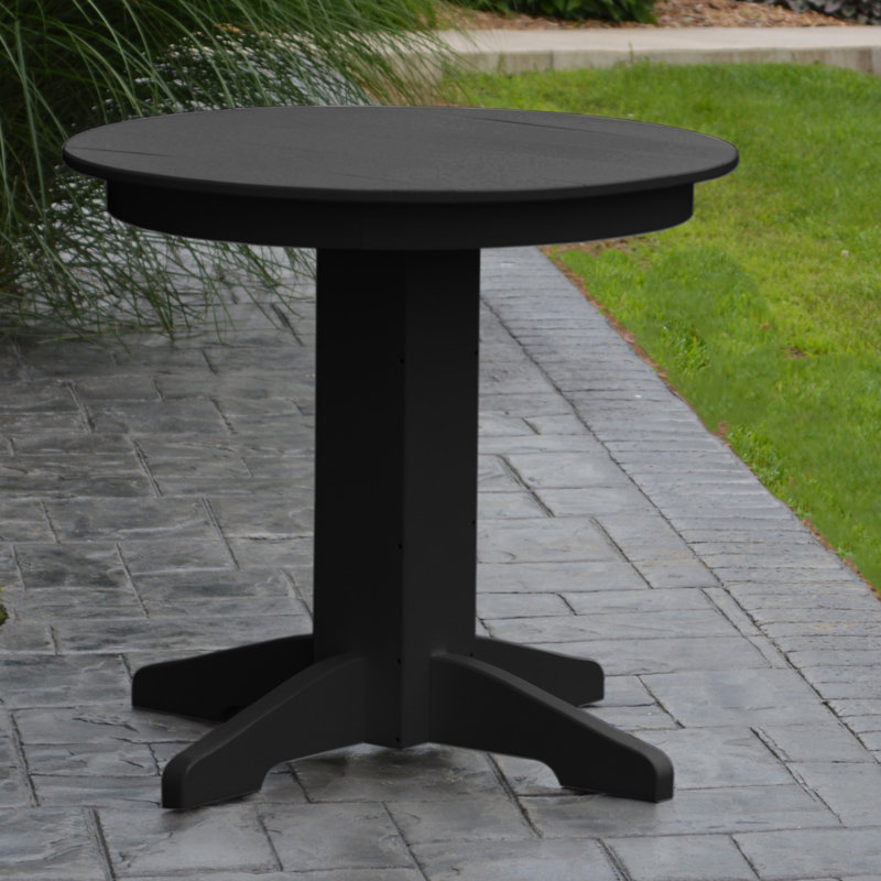 Table de salle à manger Nettie, Noir