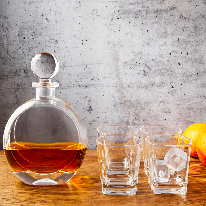 Venice Whiskey Decanter and Glassware Set