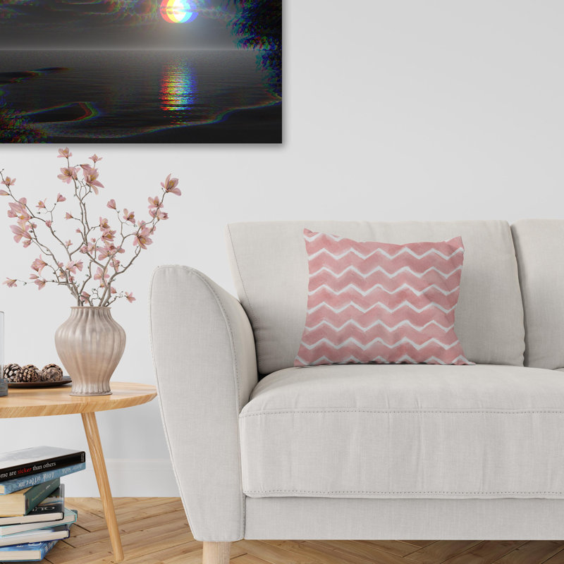 Outdoor Reversible Throw Pillow, 16" x 16"